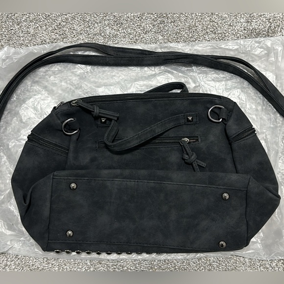 Black Swede studded purse. - Picture 2 of 2